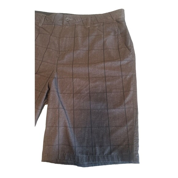 Men’s Trinity BLACK & GRAY Plaid Hybrid Shorts Size 40 - Picture 4 of 10
